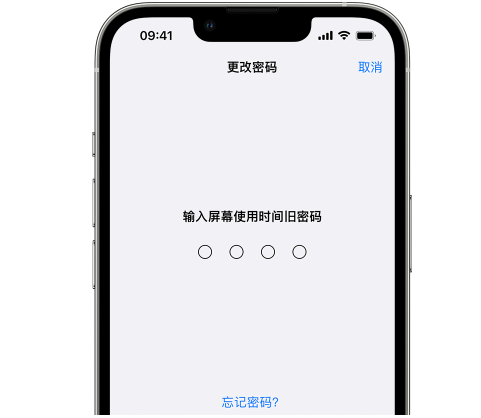 镇平iPhone屏幕维修分享iPhone屏幕使用时间密码忘记了怎么办 