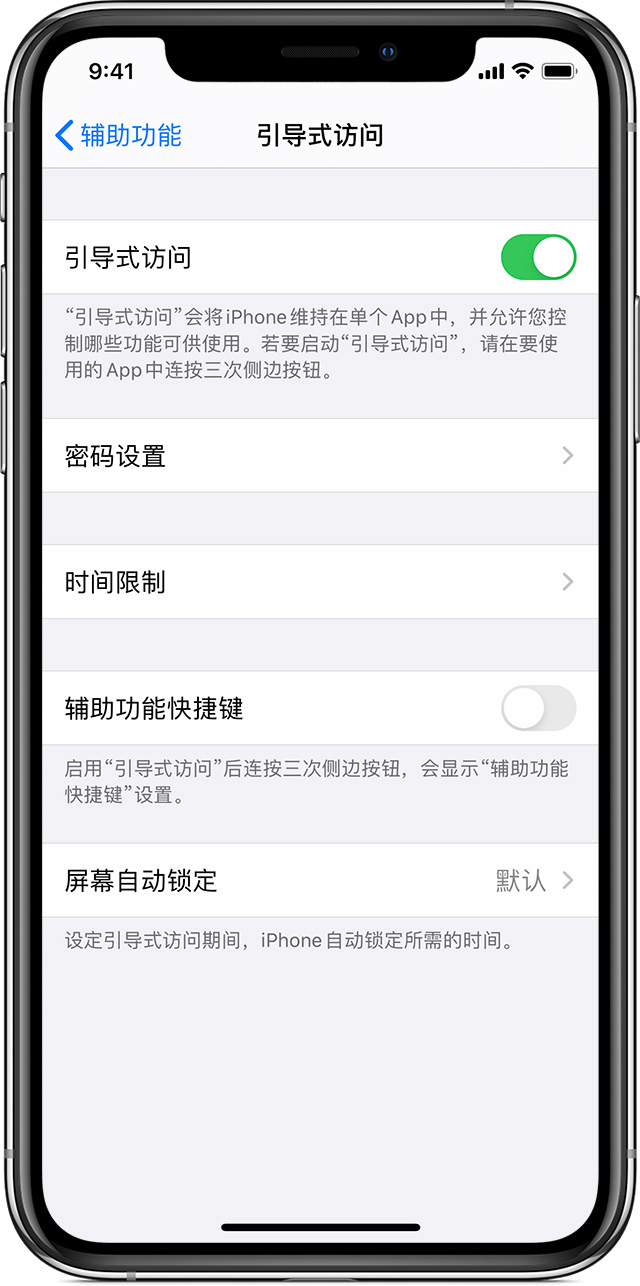 镇平苹果手机维修分享如何在 iPhone 上退出引导式访问 