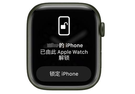 镇平苹果手机维修分享用 AppleWatch 解锁配备面容 ID 的 iPhone方法 