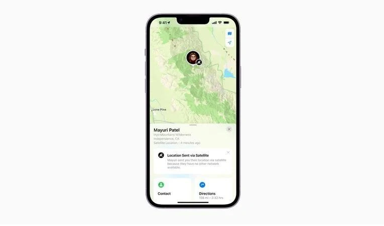 镇平苹果14维修分享iPhone14系列中 FindMy功能通过卫星分享位置方法教程 