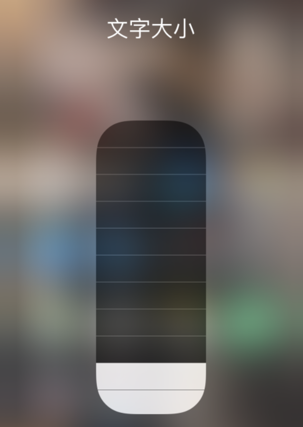 镇平苹果手机维修分享小技巧：在 iPhone 控制中心快速调节字体大小 